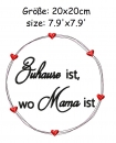 Zuhause ist 7.9' x 7.9'